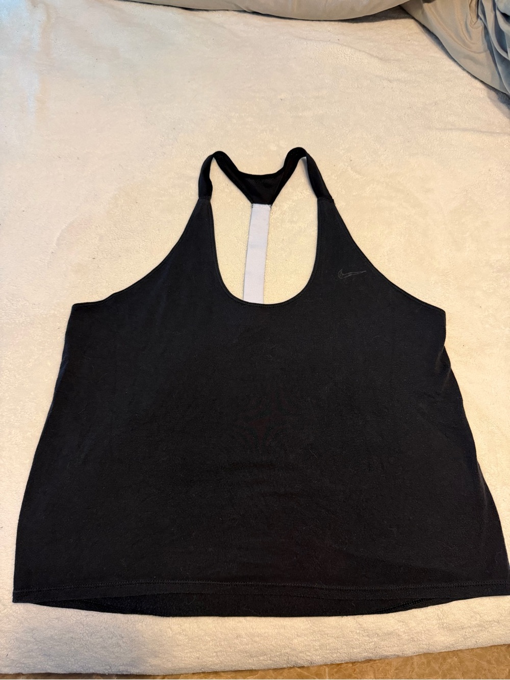 Nike Black Tank with Contrast Back Strap